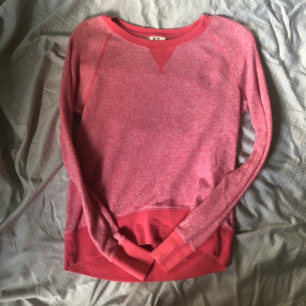 pink sweater